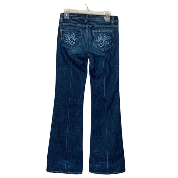 Paige Low/Mid-Rise Bell Bottom-style Jeans. - Picture 6 of 16